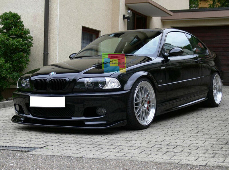 BMW 3 SERIES E46 FRONT SPOILER UNDER BUMPER M SPORT ABS SPLITTER