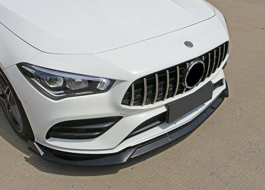 MERCEDES CLA W118 SPLITTER SOTTO PARAURTI ANTERIORE NERO LUCIDO AMG 0178
