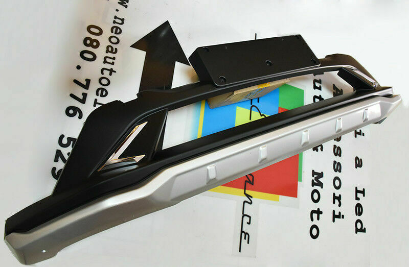 KIA SPORTAGE QL 2015-2018 KIT SOTTO PARAURTI ANTERIORE & POSTERIORE ABS