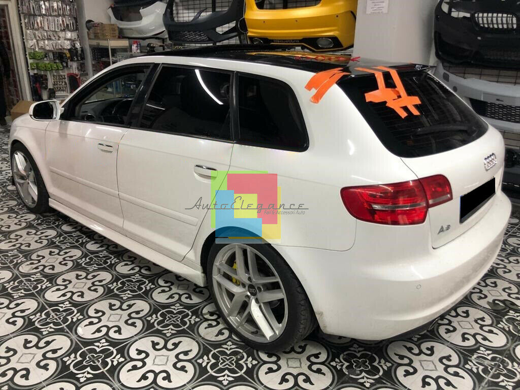 MINIGONNE LATERALI AUDI A3 8P 2005-2012 SPORTBACK LOOK S-LINE S3 SOLO 5 PORTE
