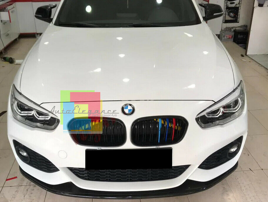 SOTTO PARAURTI ANTERIORE BMW SERIE 1 F20 F21 2015-2018 SPLITTER NERO LUCIDO 0083