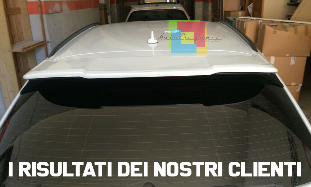 RS3 LOOK ABS PER AUDI A3 8V SPORTBACK SLINE 2012+ SPOILER POSTERIORE TETTO