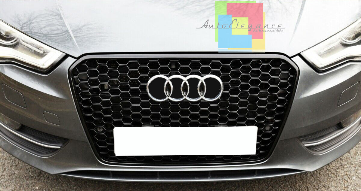 BLACK EDITION FRONT GRILLE AUDI A3 8V 2012-2015 RS3 HONEYCOMB GRILLE