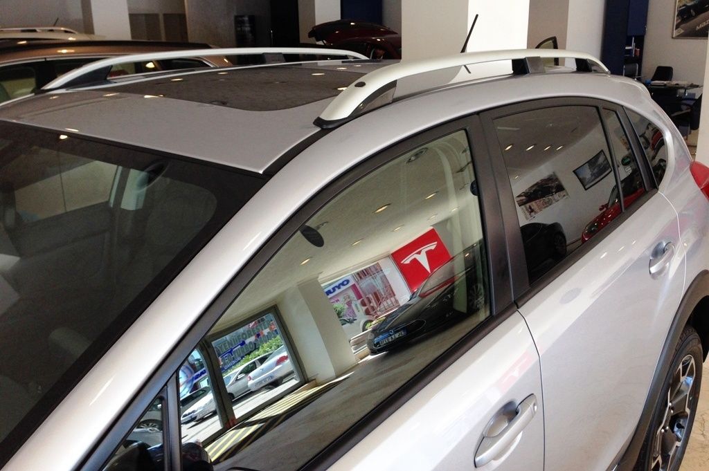 TOYOTA RAV4 III 2006-2012 ROOF BARS SATIN RAILS ROOF RACK