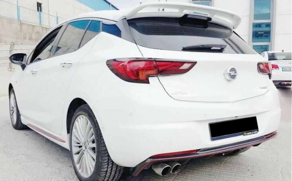 OPEL ASTRA K 2015-2018 REAR DIFFUSER ABS BLACK OPC UNDER LEFT BUMPER