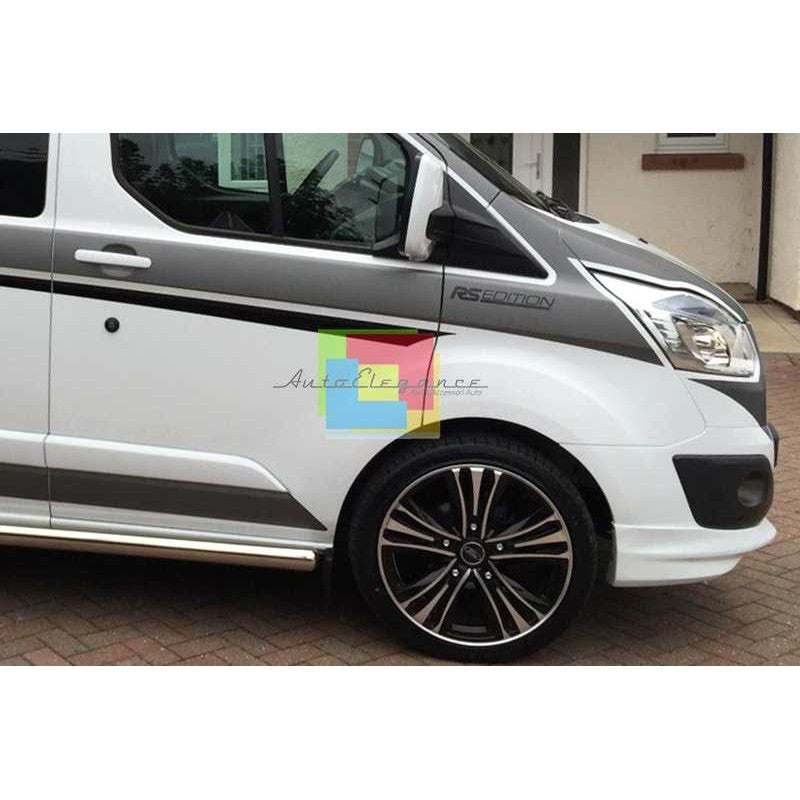 FORD TRANSIT CUSTOM 2013+ SPOILER SOTTO PARAURTI ANTERIORE LOOK RS DESIGN