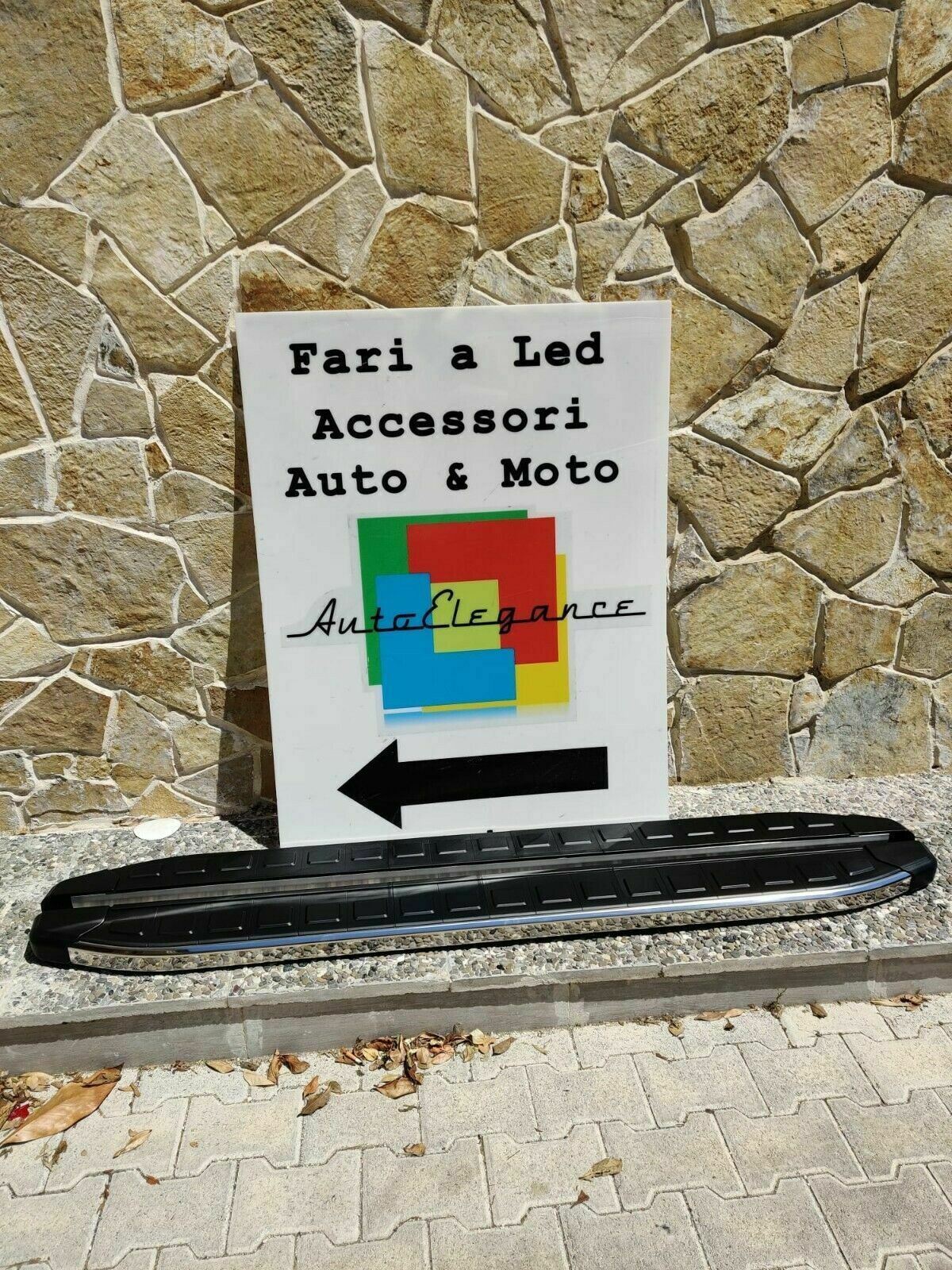 FIAT FREEMONT COPPIA PEDANE LATERALI SOTTO PORTA NEW PROFILO CROMATO