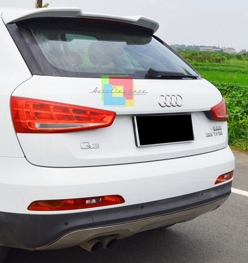 AUDI Q3 2011-2018 SPOILER POSTERIORE SUL TETTO LOOK RSQ3 IN ABS AUTOELEGANCERICAMBI
