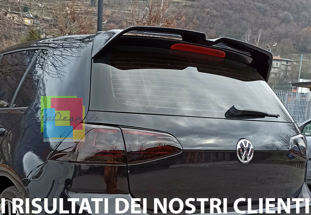 VW GOLF 7 VII 7.5 2012+ REAR SPOILER LOOK R TUNING IN ABS