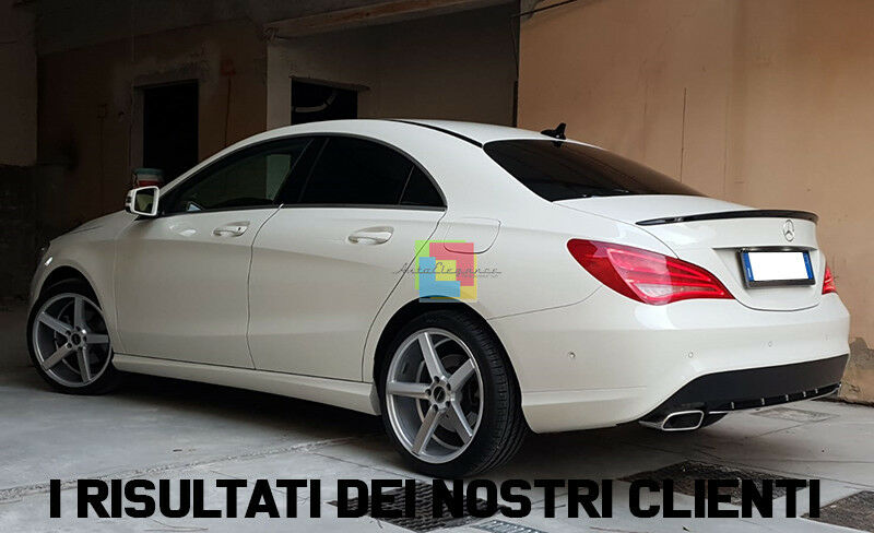 SPOILER POSTERIORE COFANO PER MERCEDES CLA C117 2013-2018 AMG NERO LUCIDO