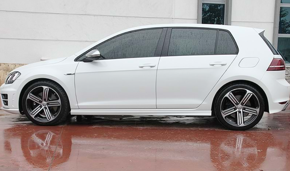 VW GOLF 7 VII 2012-2019 MINIGONNE LATERALI SOTTO PORTA ABS LOOK R RLINE