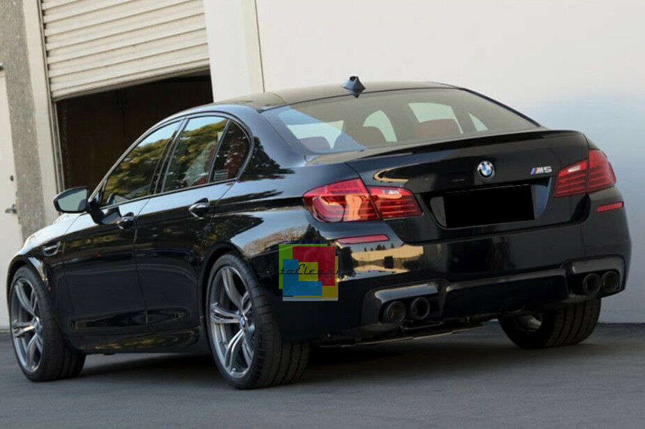 REAR DIFFUSER FOR BMW 5 SERIES F10 F11 2010+ DOUBLE EXIT ABS M5