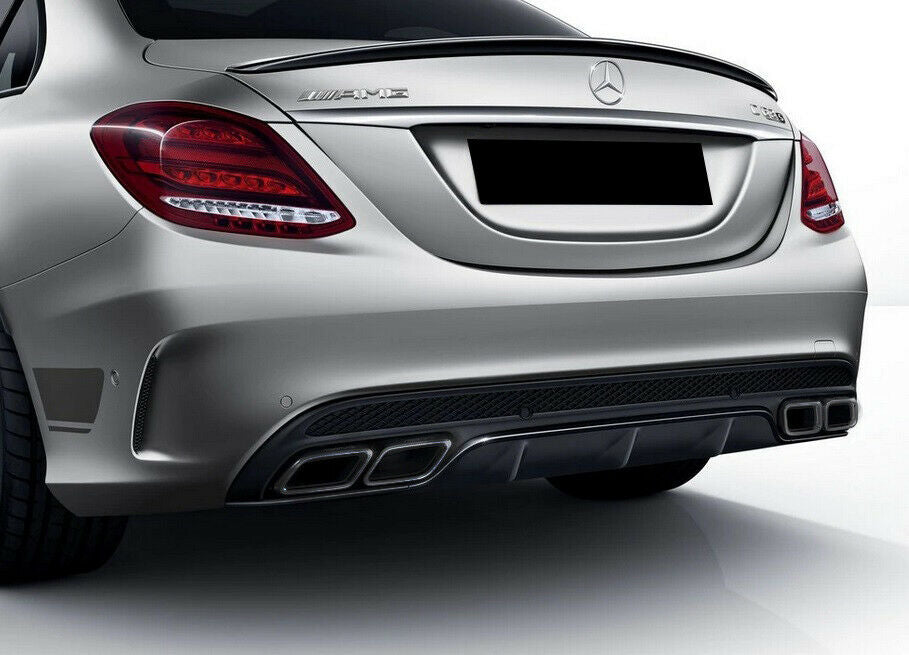 SOTTO PARAURTI MERCEDES C W205 S205 DIFFUSORE POSTERIORE AMG