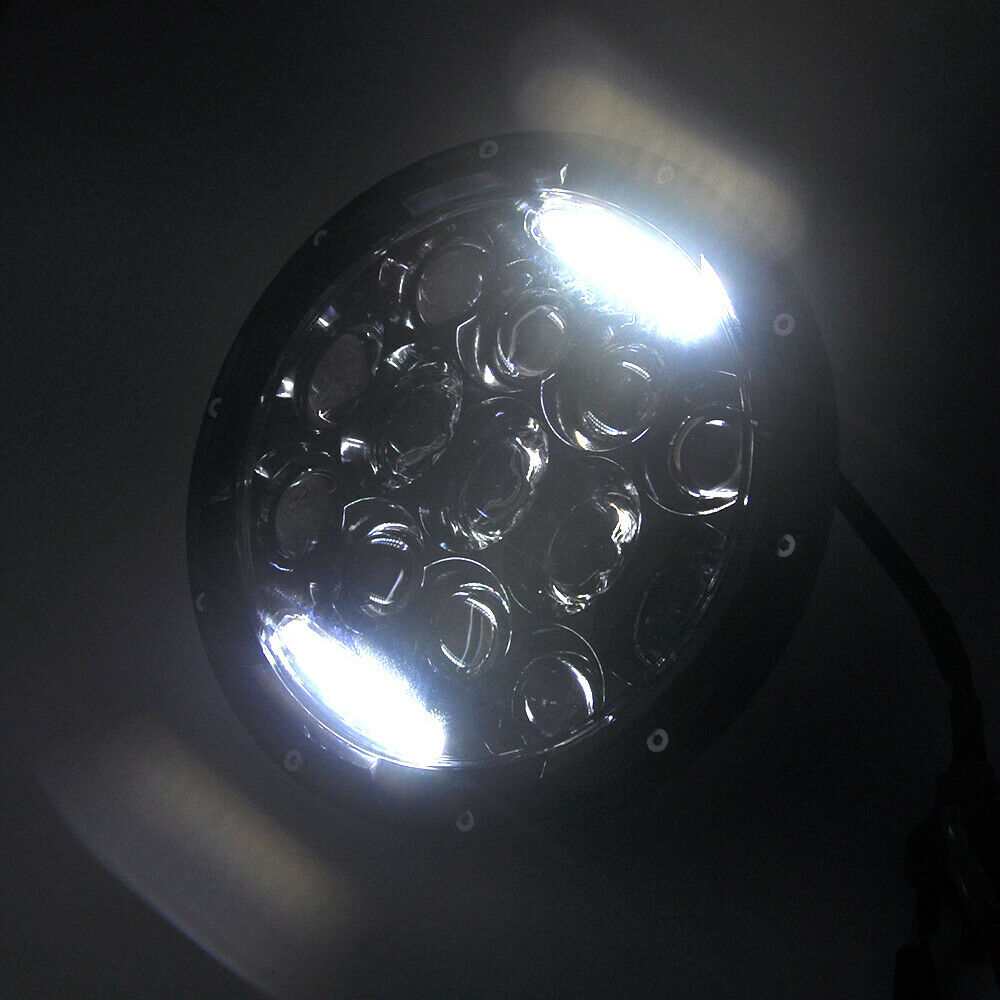 COPPIA FARI ANTERIORI FULL LED JEEP WRANGLER LENTICOLARI 6000K AUTOELEGANCERICAMBI