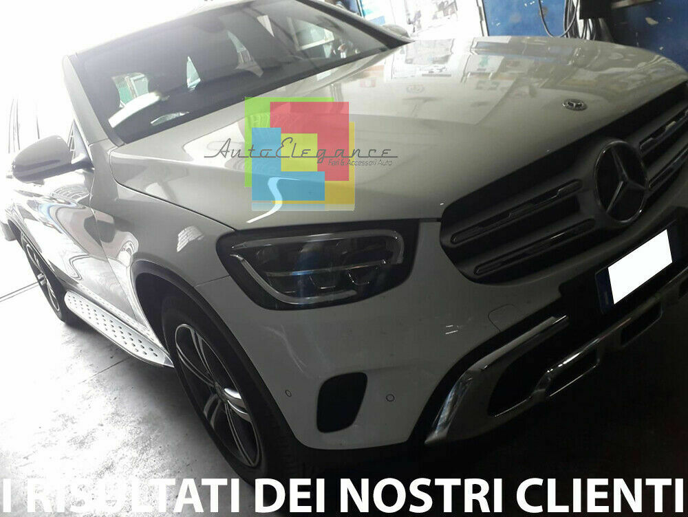 0013 PEDANE LATERALI MERCEDES GLC COUPE C253 2016-2019 SUV SOTTOPORTA DESIGN AMG AUTOELEGANCERICAMBI