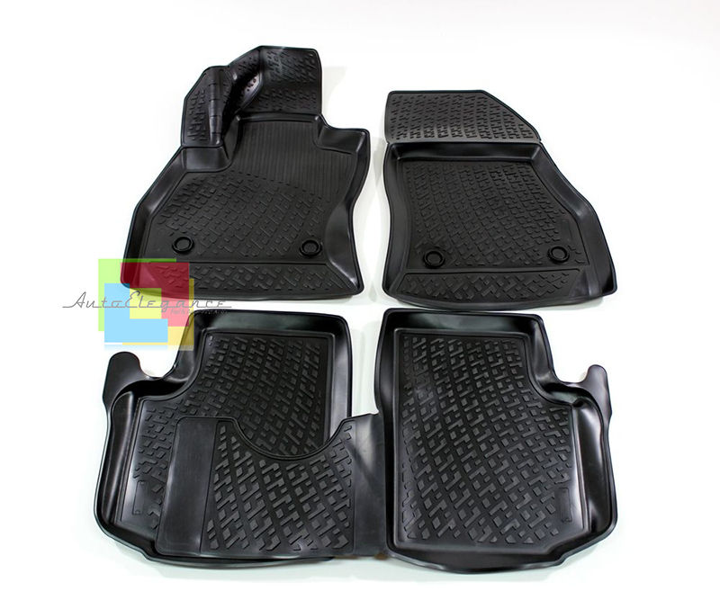 FIAT 500L 2012+ SET TAPPETINI AUTO IN GOMMA - TAPPETI TOP QUALITA -