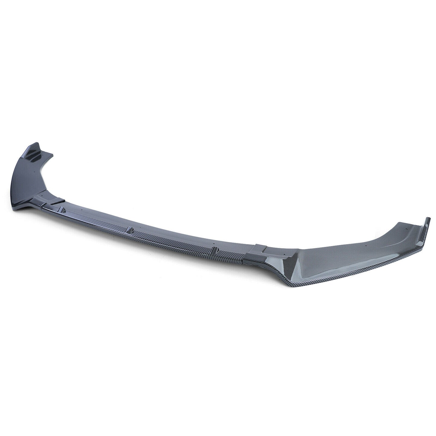 UNDER BUMPER AUDI A4 B8 8K FACELIFT FRONT SPOILER CARBON SPLITTER ABS