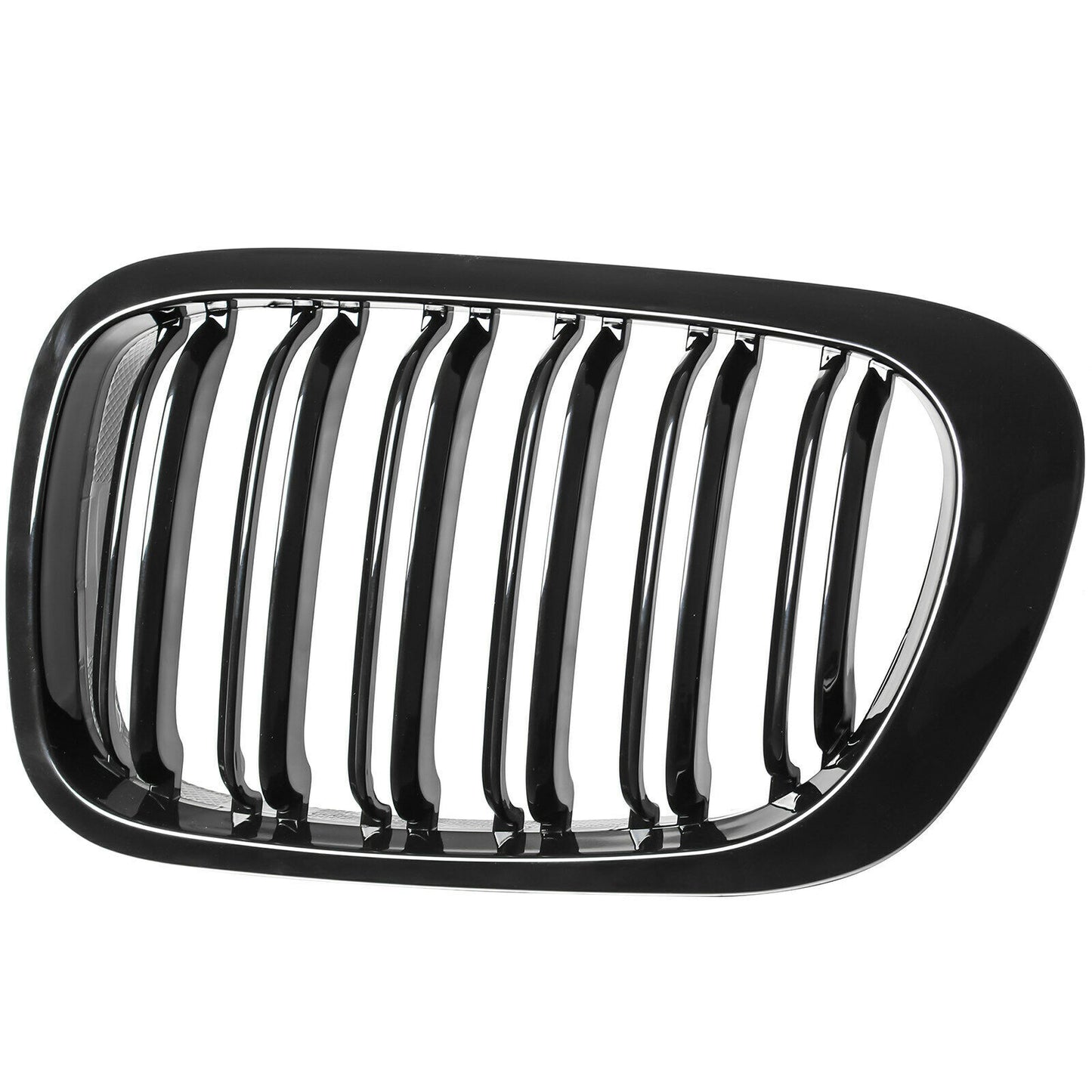 BMW 3 SERIES E46 COUPE CABRIO 98-03 FRONT GRILLES GLOSS BLACK