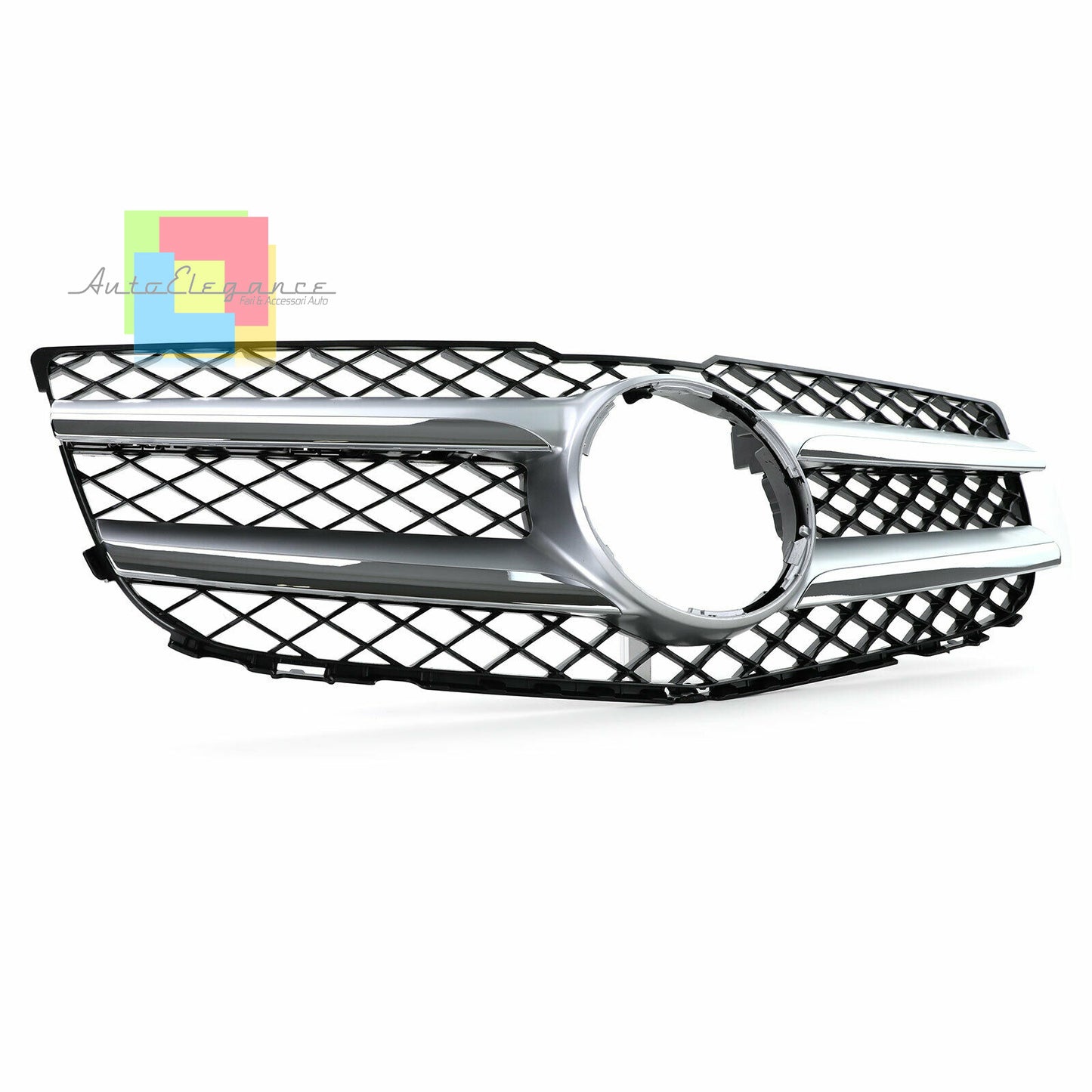 MERCEDES GLK X204 2008-2012 GRIGLIA ANTERIORE PROFILI CROMATI AMG