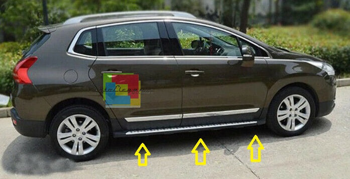 PEUGEOT 3008 MPV 2009 TO 2016 TOP QUALITY DOOR SIDE STEPS