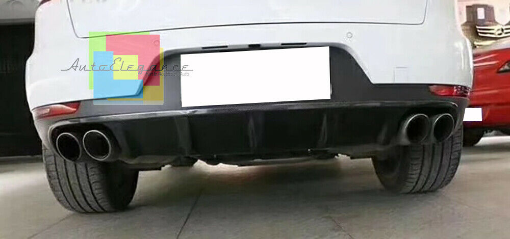 PORSCHE MACAN DAL 2014+ SOTTO PARAURTI POSTERIORE DIFFUSORE ABS