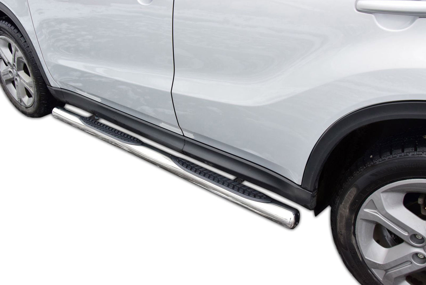 SUZUKI VITARA 2015+ STAINLESS STEEL TUBULAR SIDE STEPS UNDER DOOR