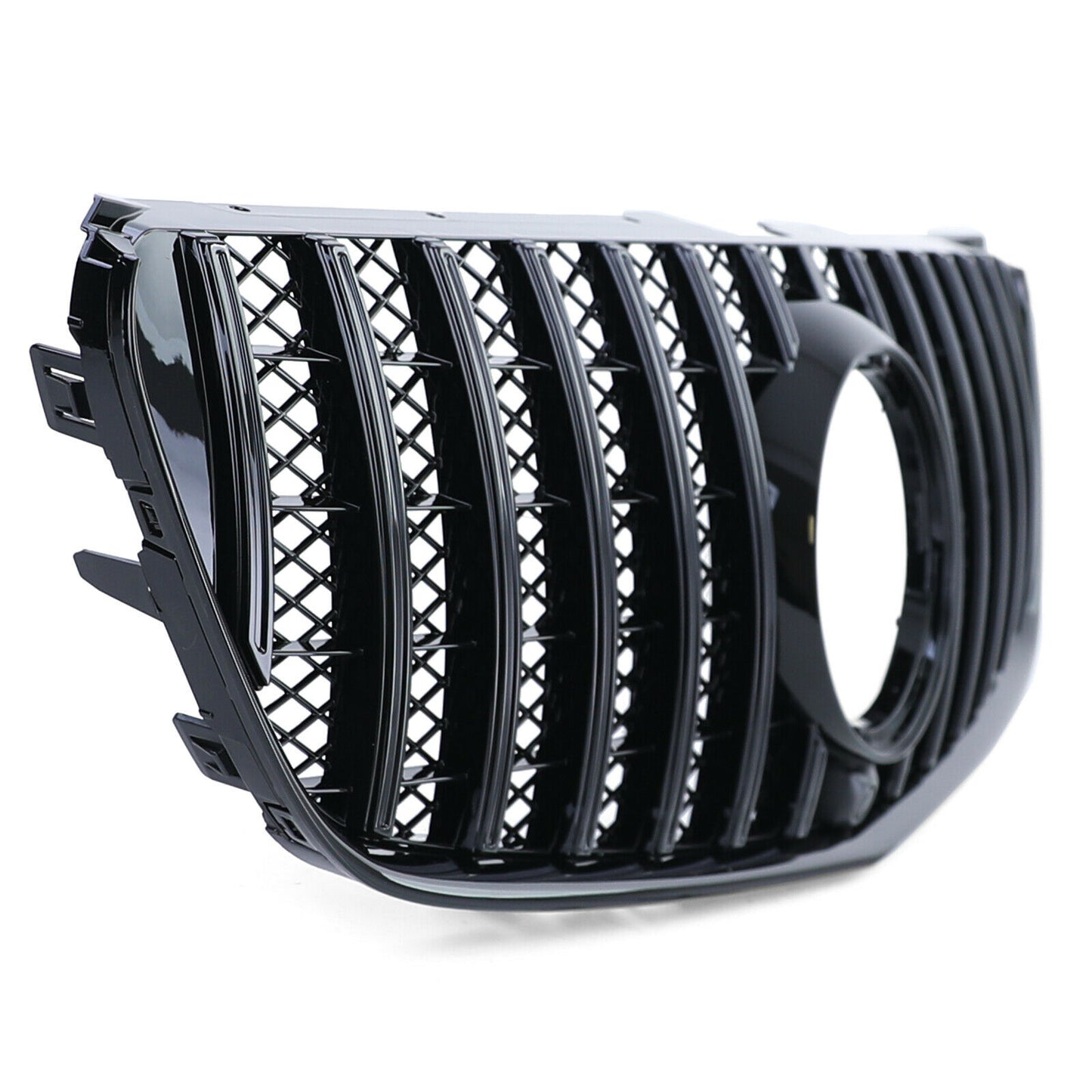 GRIGLIA ANTERIORE MERCEDES CLASSE V W447 2014-2018 MASCHERINA PROFILI NERI