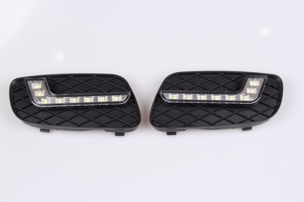 GRIGLIE FENDINEBBIA LUCI DIURNE LED DRL 6000K BIANCO PER SMART 451 DAYTIME DRL
