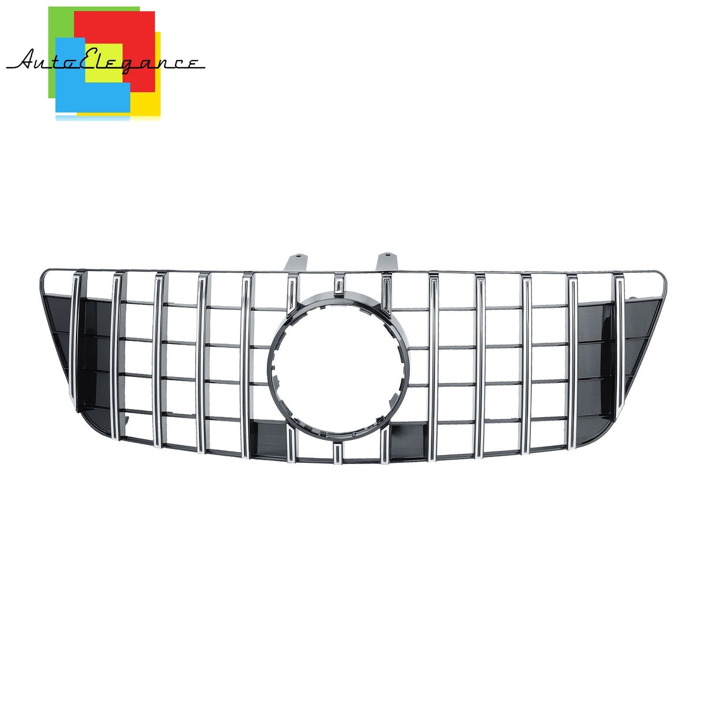 FRONT GRILLE ML W164 2008-2012 GT LOOK CHROME FINISH NEWS