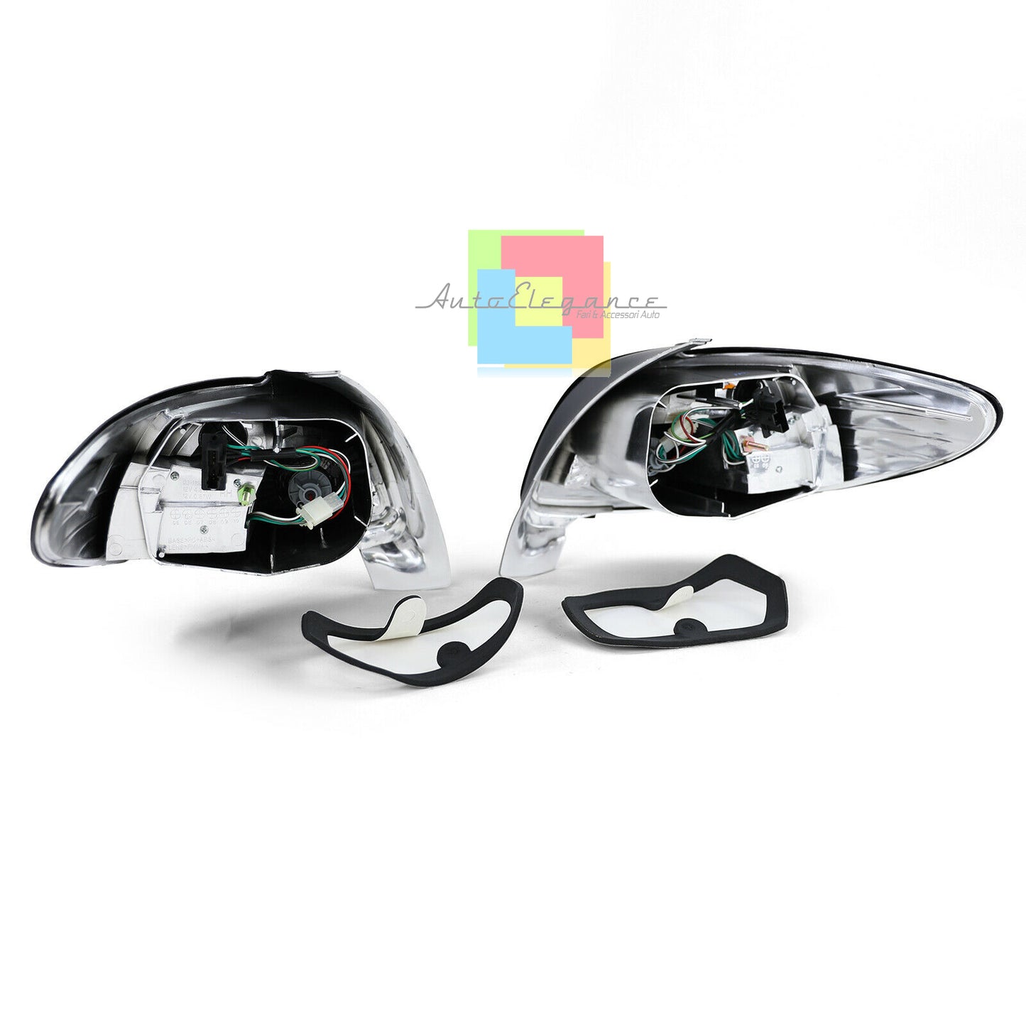 PEUGEOT 206 3 & 5 DOORS 1998+ SMOKED LED REAR LIGHTS TUNING LOOK