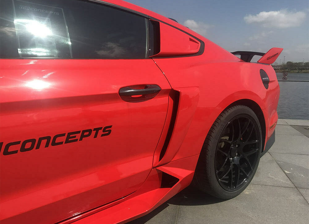 SIDE AIR INTAKES FORD MUSTANG 2015-2020 ABS SPOILER LOOK GT350