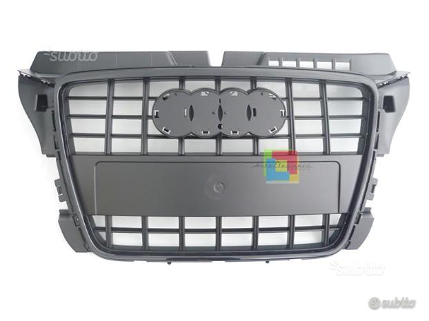 FRONT GRILLE S3 BLACK AUDI A3 8P 2008-2012