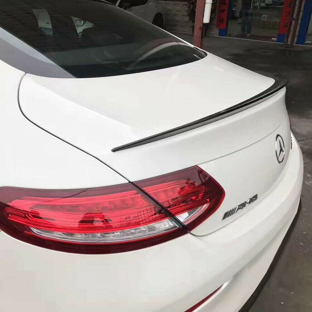 SPOILER POSTERIORE SUL COFANO MERCEDES CLASSE C C205 COUPE DEFLETTORE LOOK AMG