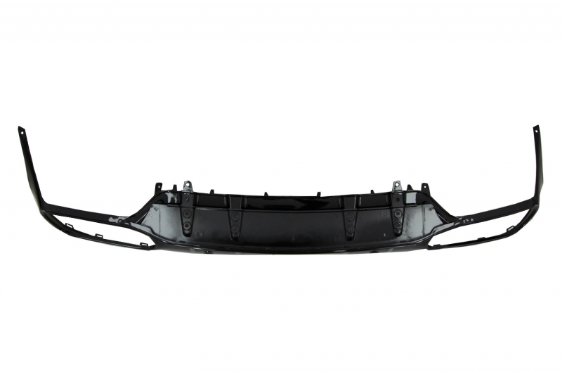 Diffusore del paraurti posteriore adatto per Mercedes Classe C C205 A205 Coupé Cabriolet (2014-2019) Facelift C63S Design Silver Tips