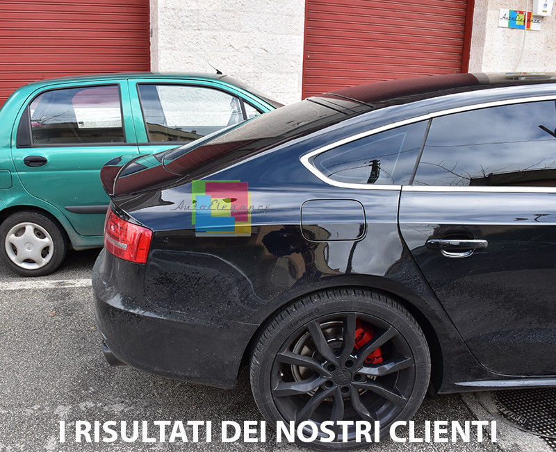 DEFLETTORE AUDI A5 8T SPORTBACK 09-15 SPOILER POSTERIORE COFANO LOOK S5 S LINE