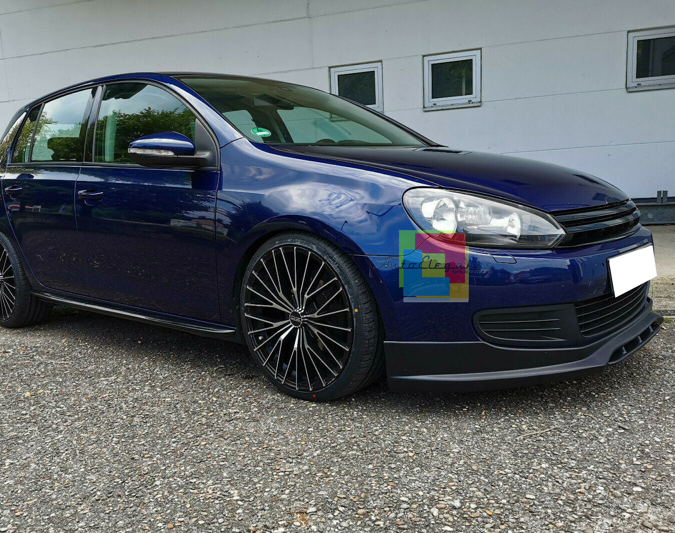 VW GOLF 6 VI 2008-2012 ABS FRONT BUMPER SPORT LOOK TUNING