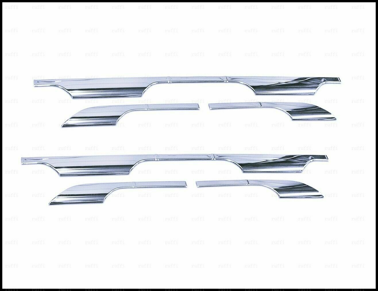 CROMATURA PROTEZIONE MINIGONNE DACIA DUSTER II 2018+ ACCIAIO INOX ADESIVO 0032 AUTOELEGANCERICAMBI