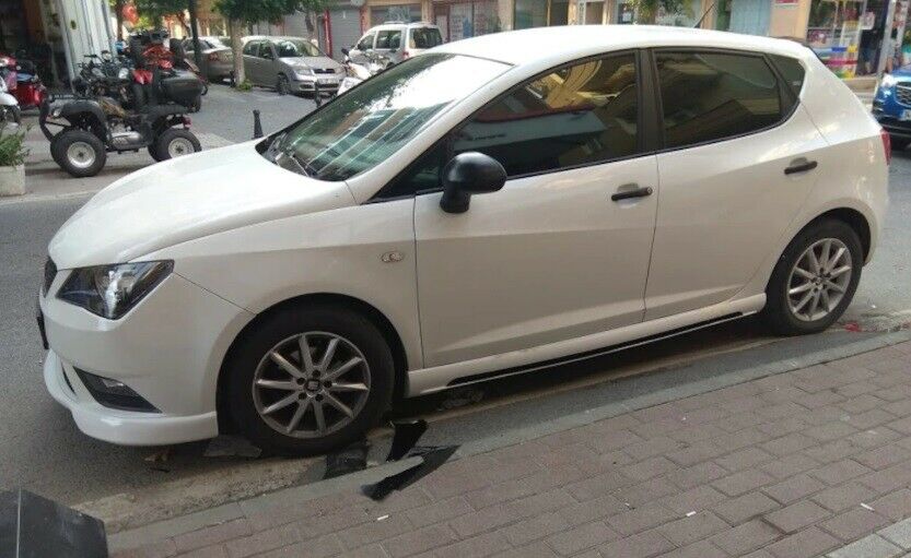 SEAT IBIZA 6J 2012-2017 FRONT BUMPER SPOILER ABS LOOK FR