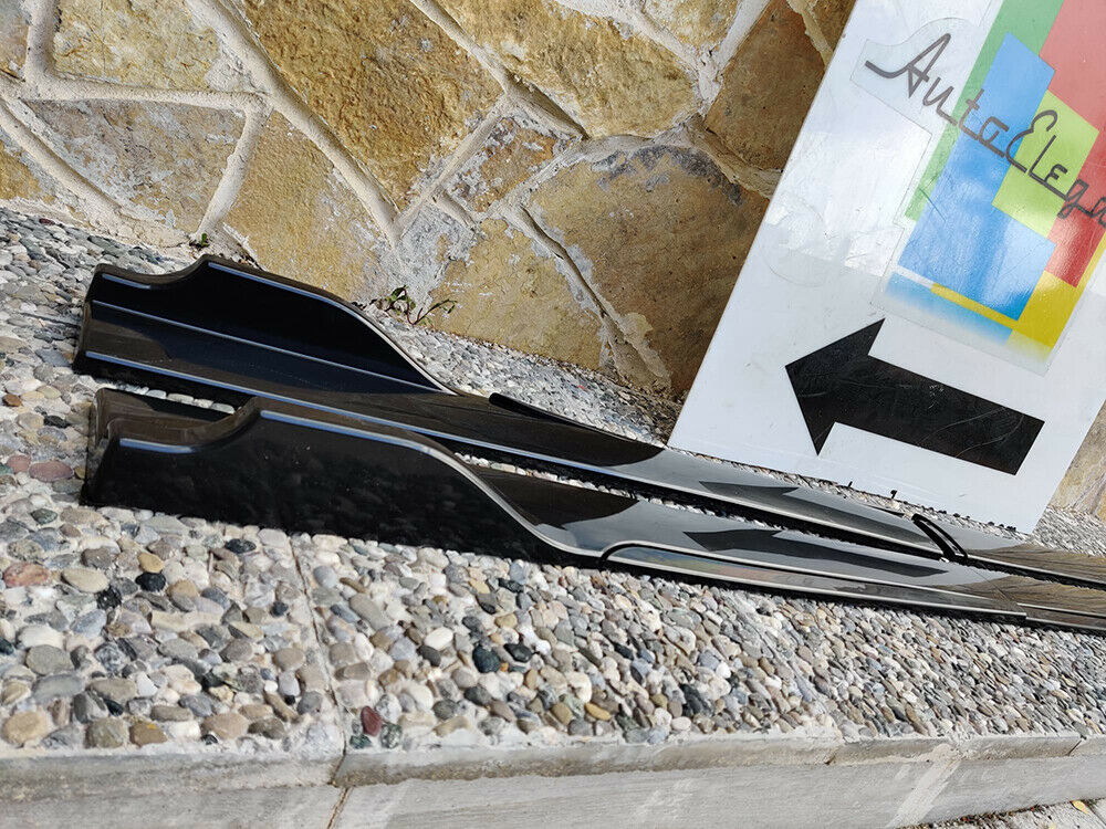 BMW COPPIA SPLITTER SOTTO MINIGONNE LATERALI SOTTOPORTA SPORTIVI ABS -1 AUTOELEGANCERICAMBI
