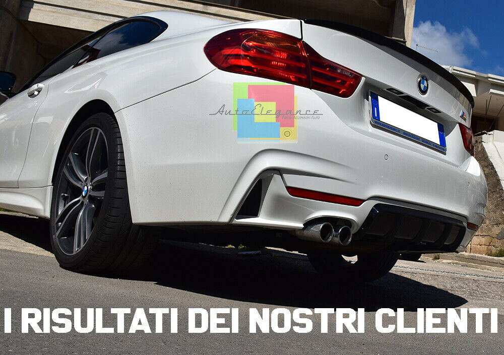 BMW SERIE 4 F32 F33 F36 2013+ SOTTO PARAURTI POSTERE ABS DIFFUSORE PARAURTI M AUTOELEGANCERICAMBI