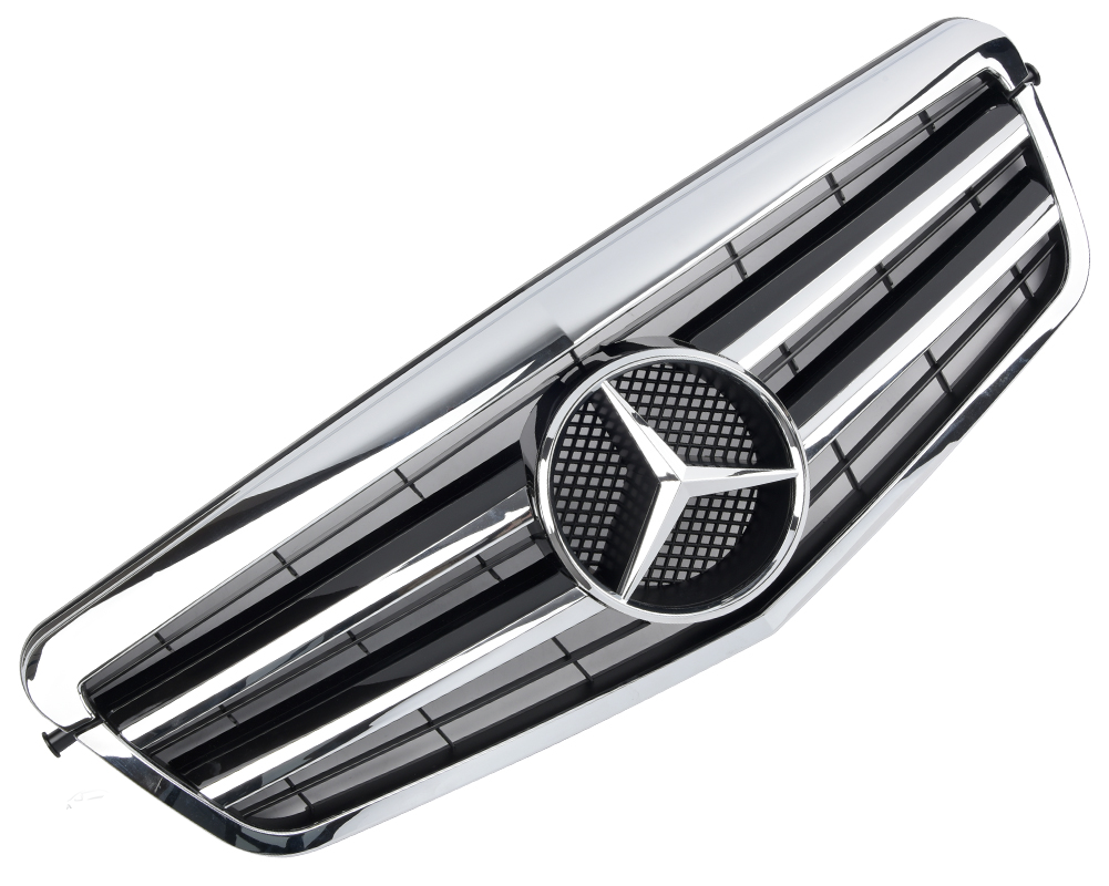 SPORT GRIGLIA ANTERIORE CROMO NERO GRILL ottica AMG per mercedes w212 CLASSE