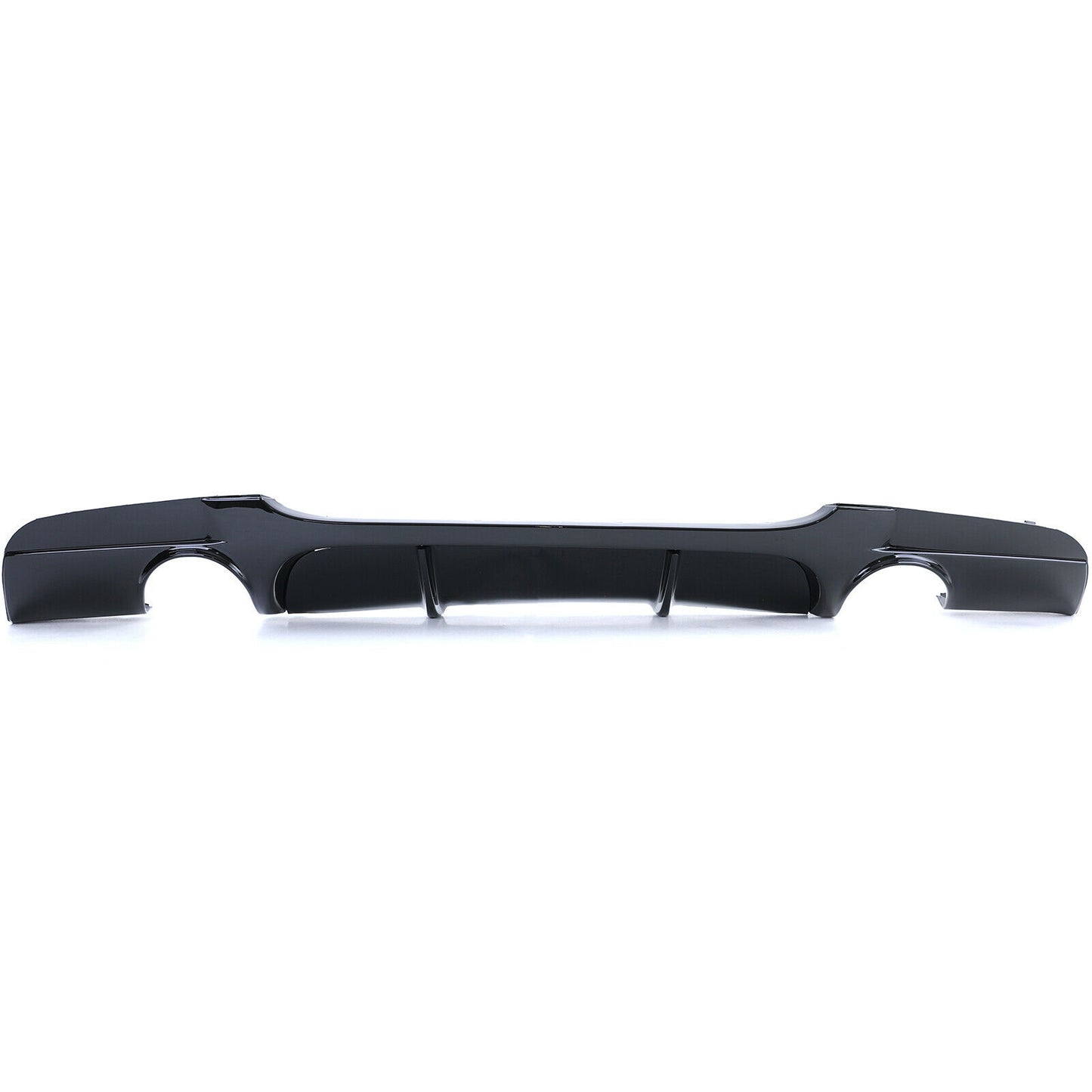 REAR DIFFUSER UNDER BUMPER BMW 3 SERIES E90 E91 M LOOK GLOSSY BLACK 1+1