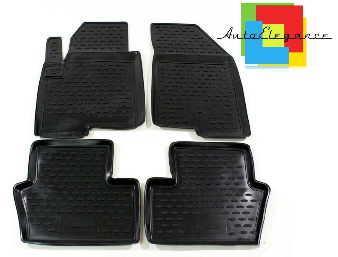 SET OF CUSTOM RUBBER CAR INTERIOR MATS JEEP COMPASS 2007-2017 -AT-