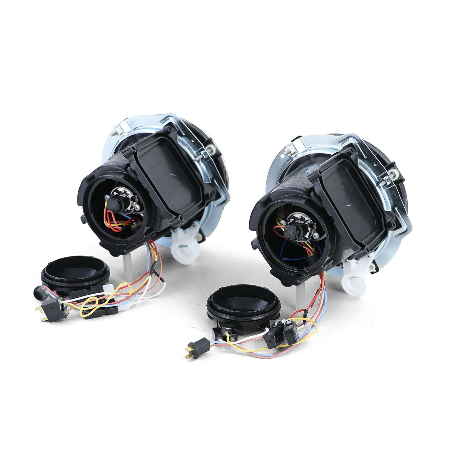 FARI ANTERIORI LENTICOLARI MERCEDES CLASSE G W463 FANALI NERI AMG LOOK H7