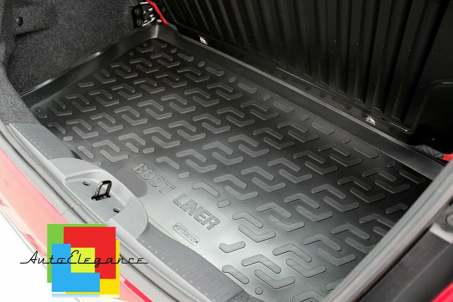 VASCA BAULE BAGAGLIAIO TAPPETO GOMMA SUPERGRIP FIAT 500 2008+ 0032