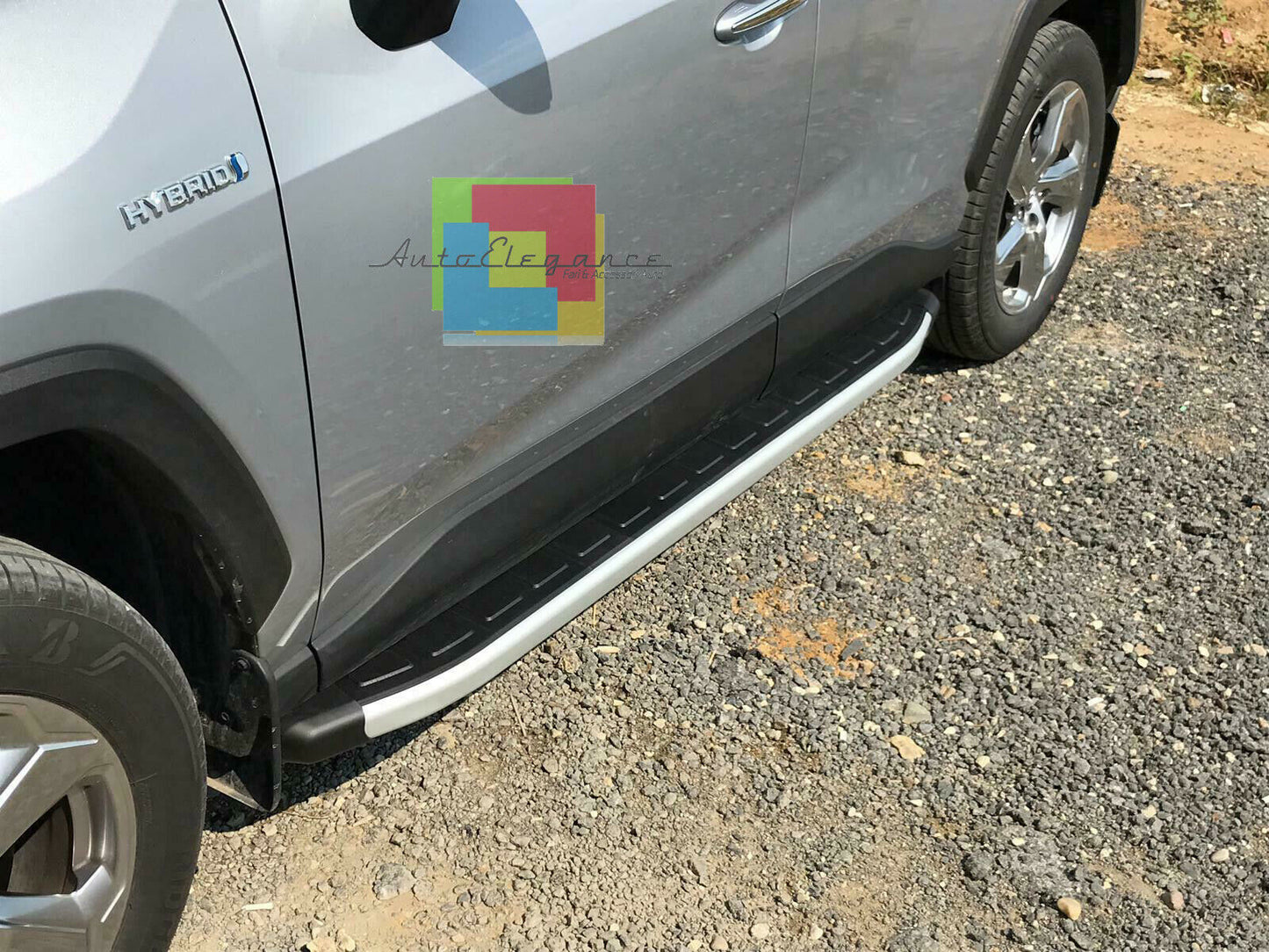 SIDE STEPS TOYOTA RAV4 RAV-4 V 2018+ UNDER DOOR NON-SLIP
