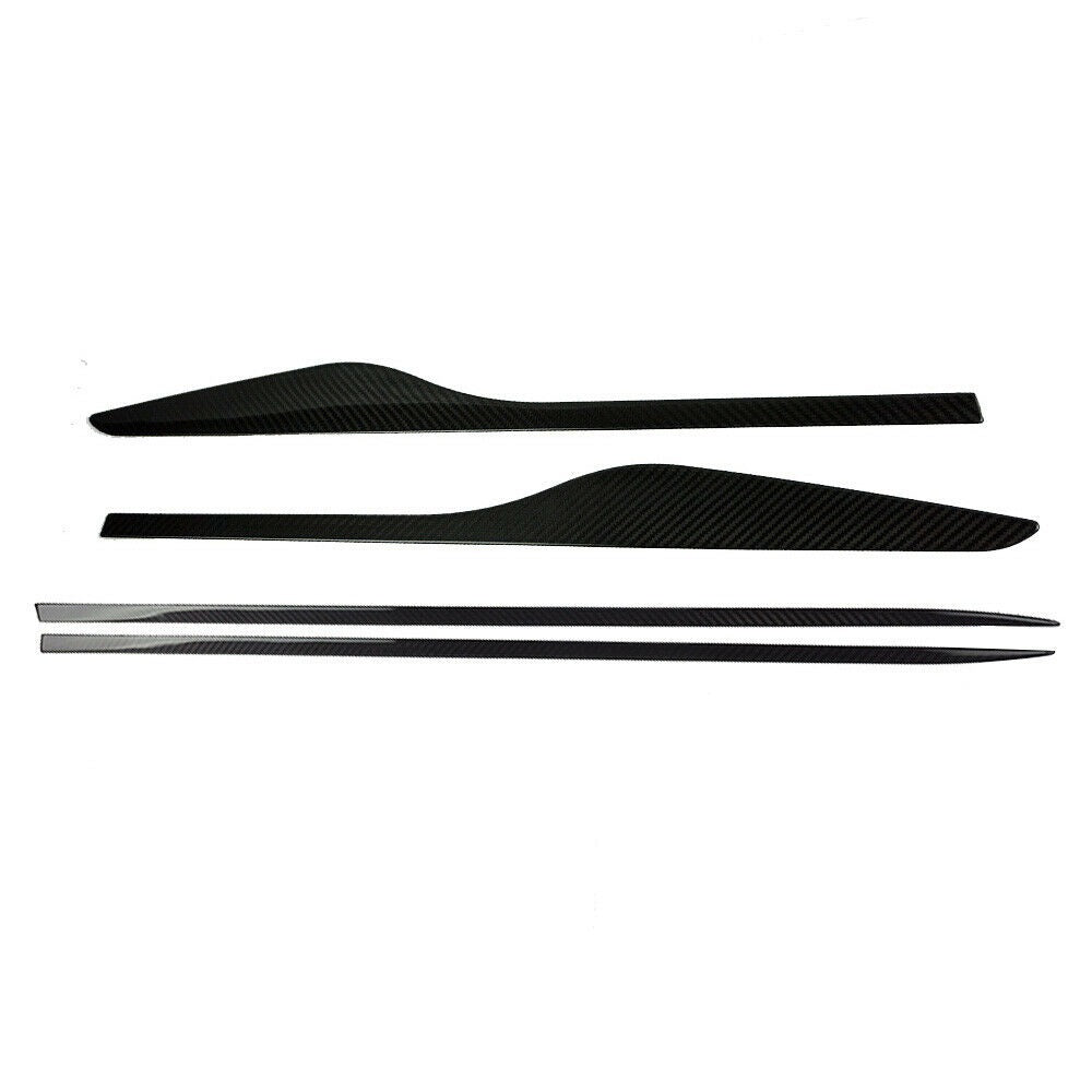 Per RENAULT CLIO IV 2012-19 Ornamentali Barra in puro carbonio