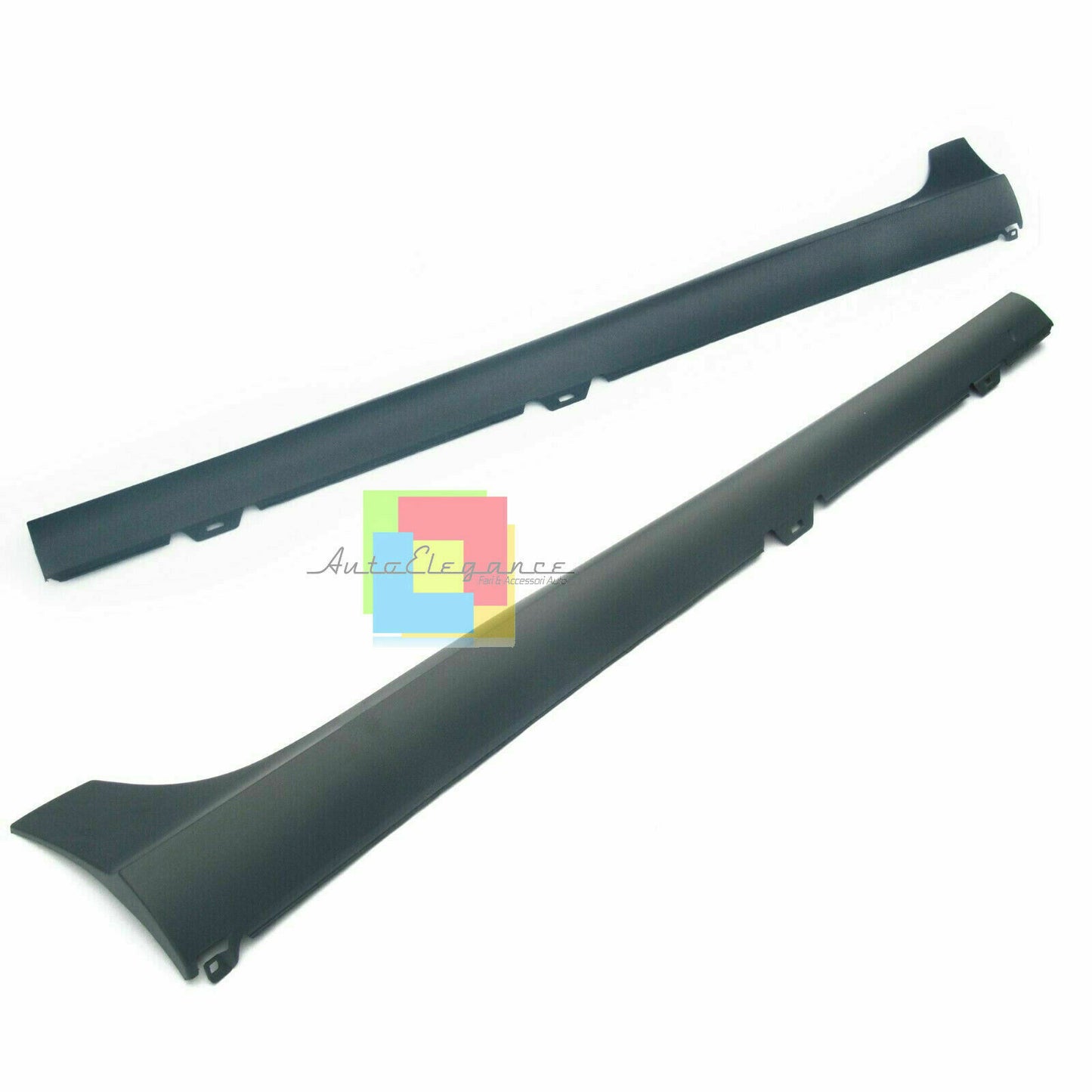 0280 COPPIA MINIGONNE LATERALI VW GOLF 6 2008-2013 SPOILER PORTA GTI LOOK AUTOELEGANCERICAMBI