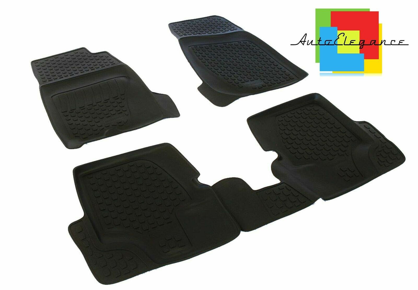 SET TAPPETINI INTERNI AUTO IN GOMMA SU MISURA SUZUKI JIMNY 1998-2018 -AT-
