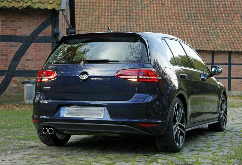 TERMINALI DI SCARICO CROMATI ACCIAIO INOX RLINE LOOK PER VW GOLF 7 VII 2012-2015